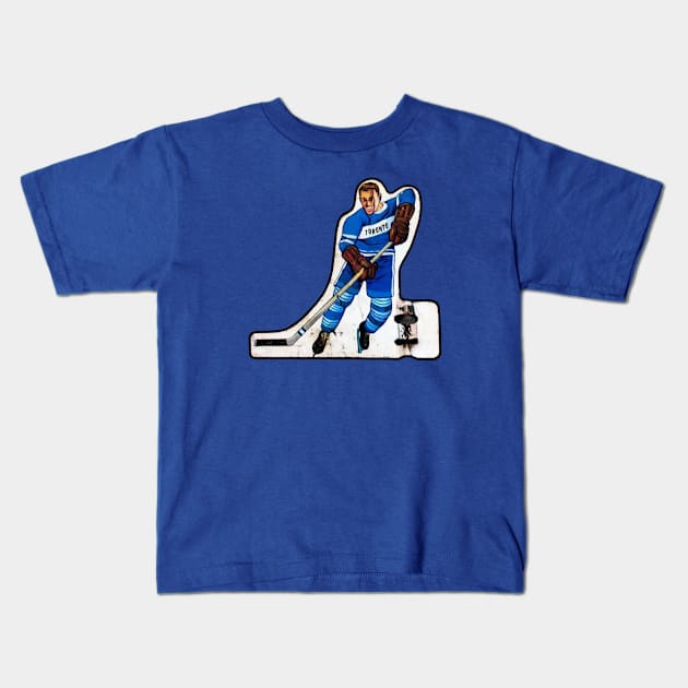 Coleco Table Hockey Players - Toronto Maple Leafs Kids T-Shirt by mafmove